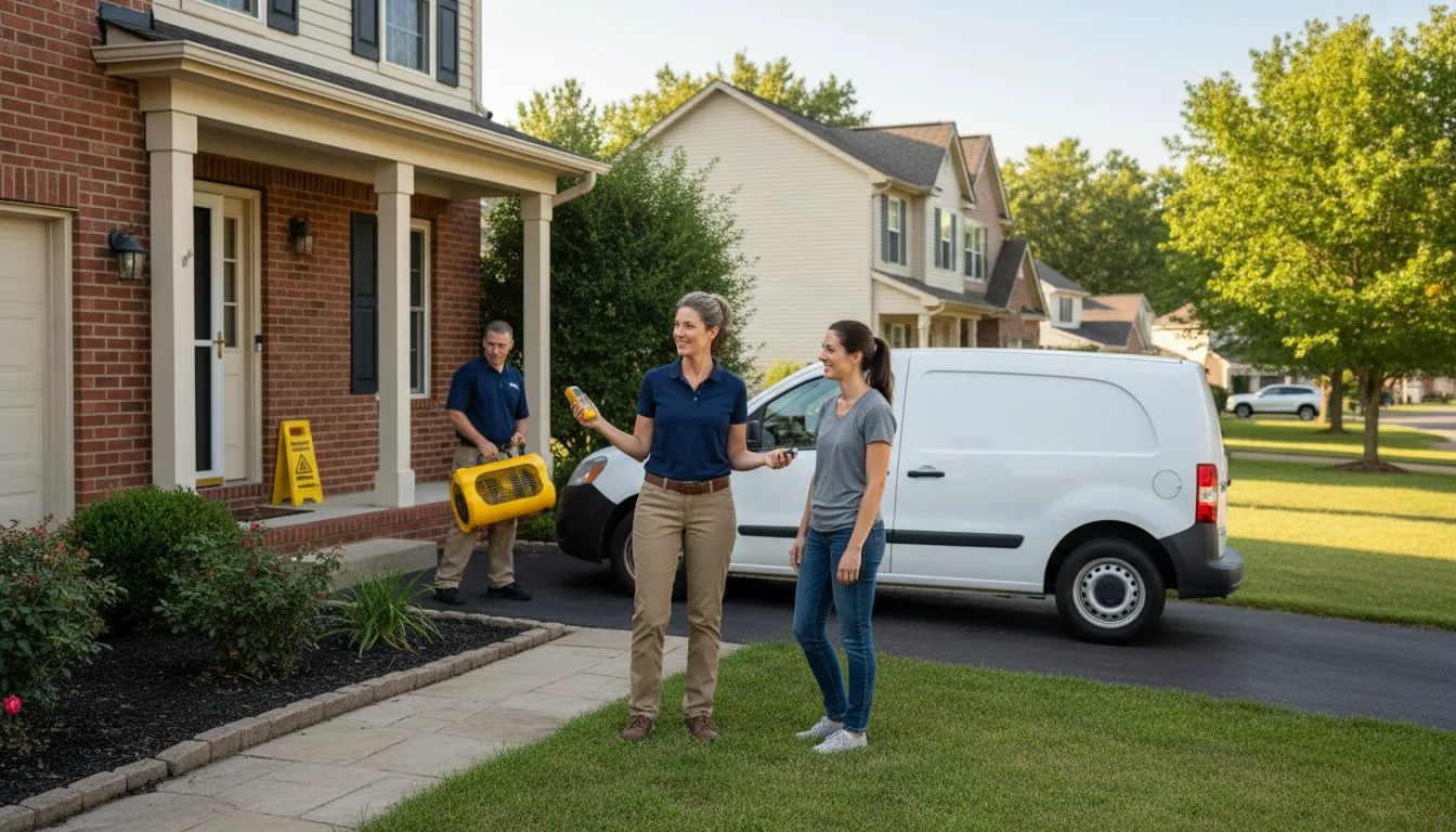 Residential water damage restoration in Colebrook, NH